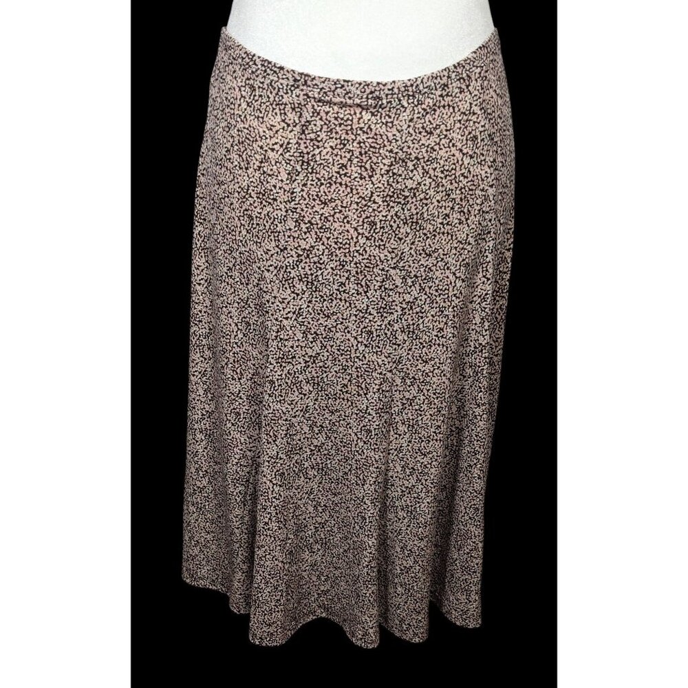 Liz Claiborne Brown And Cream Speckled Skirt